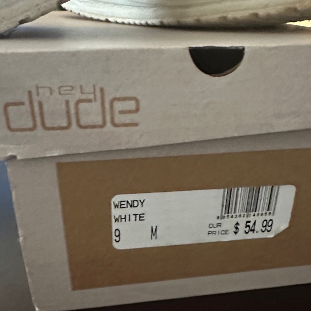 Hey Dude Off-White Casual Loafers - Picture 2 of 8